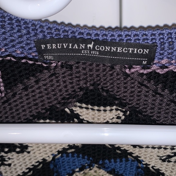 Peruvian connection Pima cotton sweater Medium - Picture 2 of 6